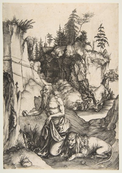 Saint Jérôme pénitent dans le désert - Albrecht Dürer